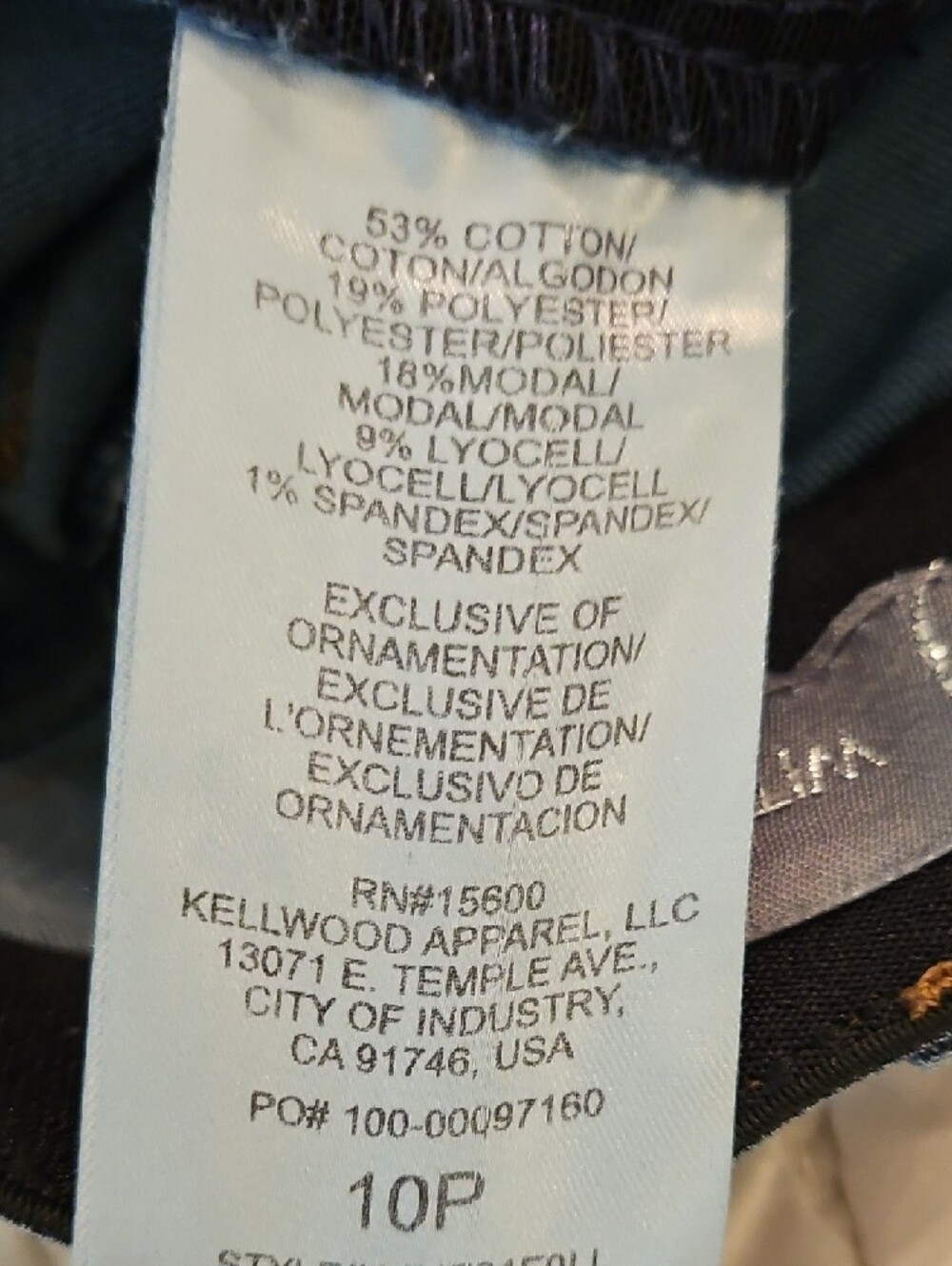 Wit & Wisdom Skinny Jeans w/ Comfort Waistband -Size 10P - Picture 7 of 7